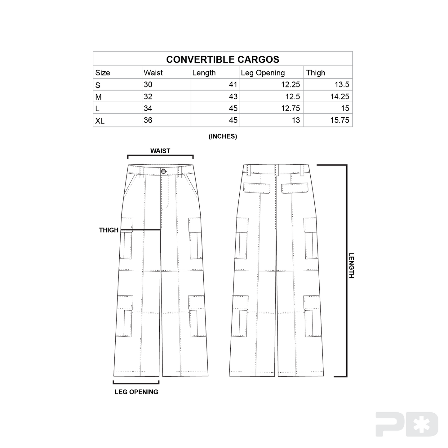 CONVERTIBLE CARGO PANTS