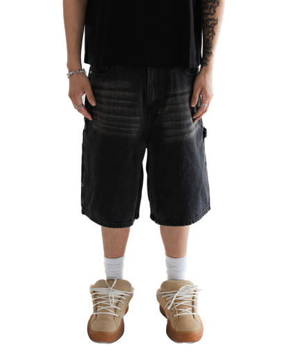 ASH BLACK CARPENTER JORTS