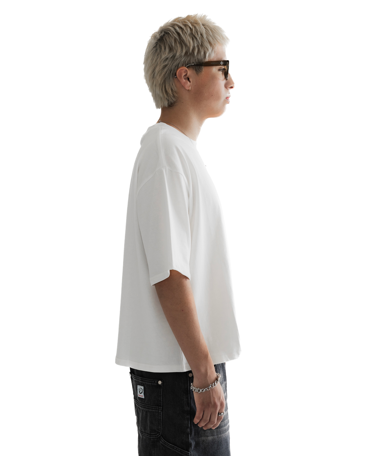 CROPPED BLANK TEE