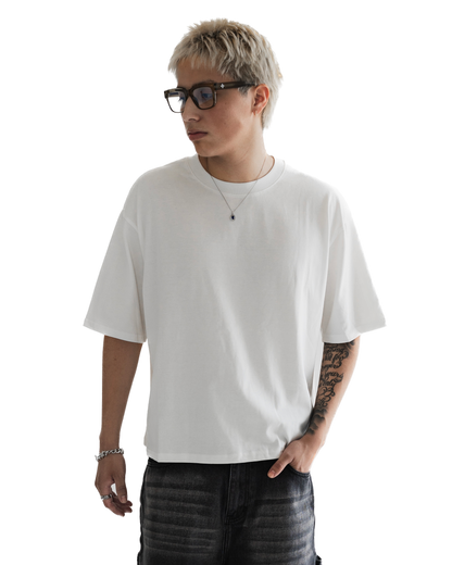 CROPPED BLANK TEE