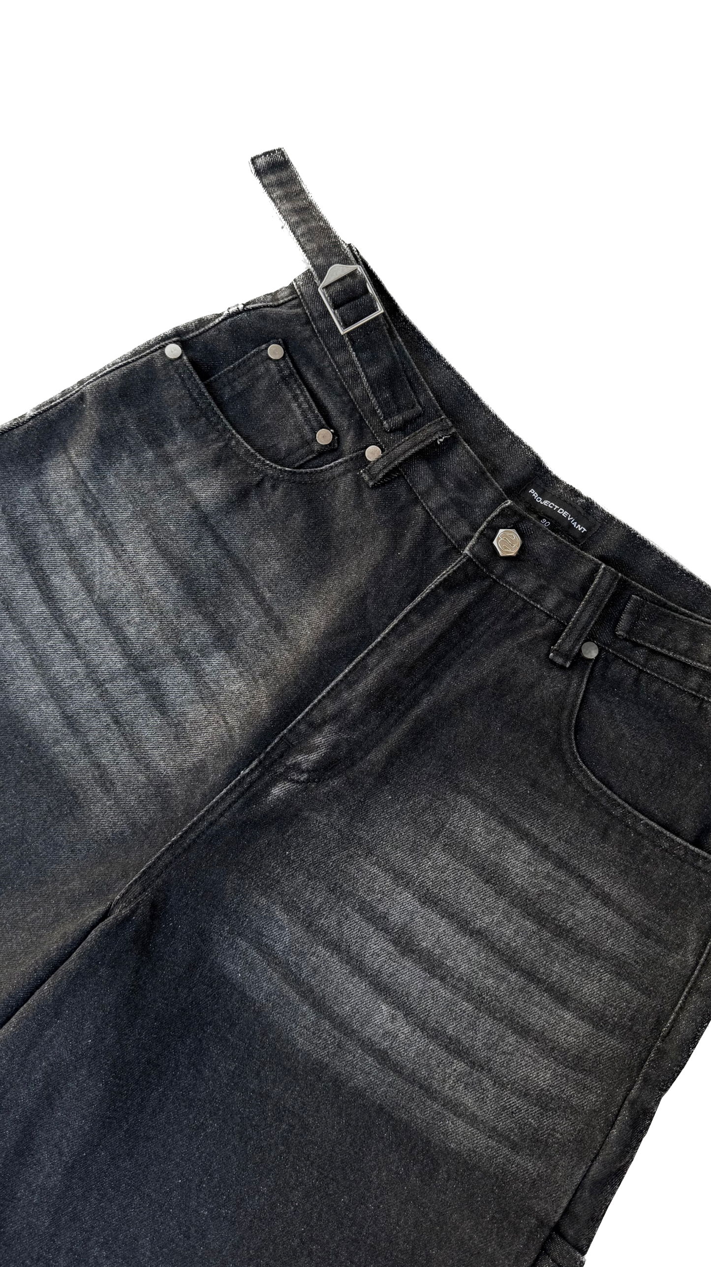 ASH BLACK CARPENTER JORTS