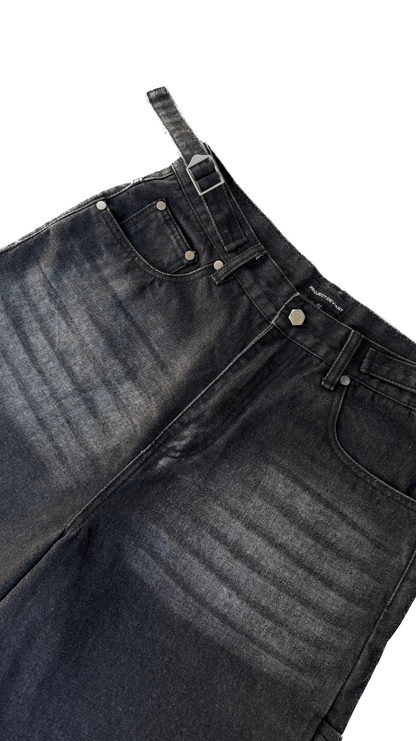 ASH BLACK CARPENTER JORTS