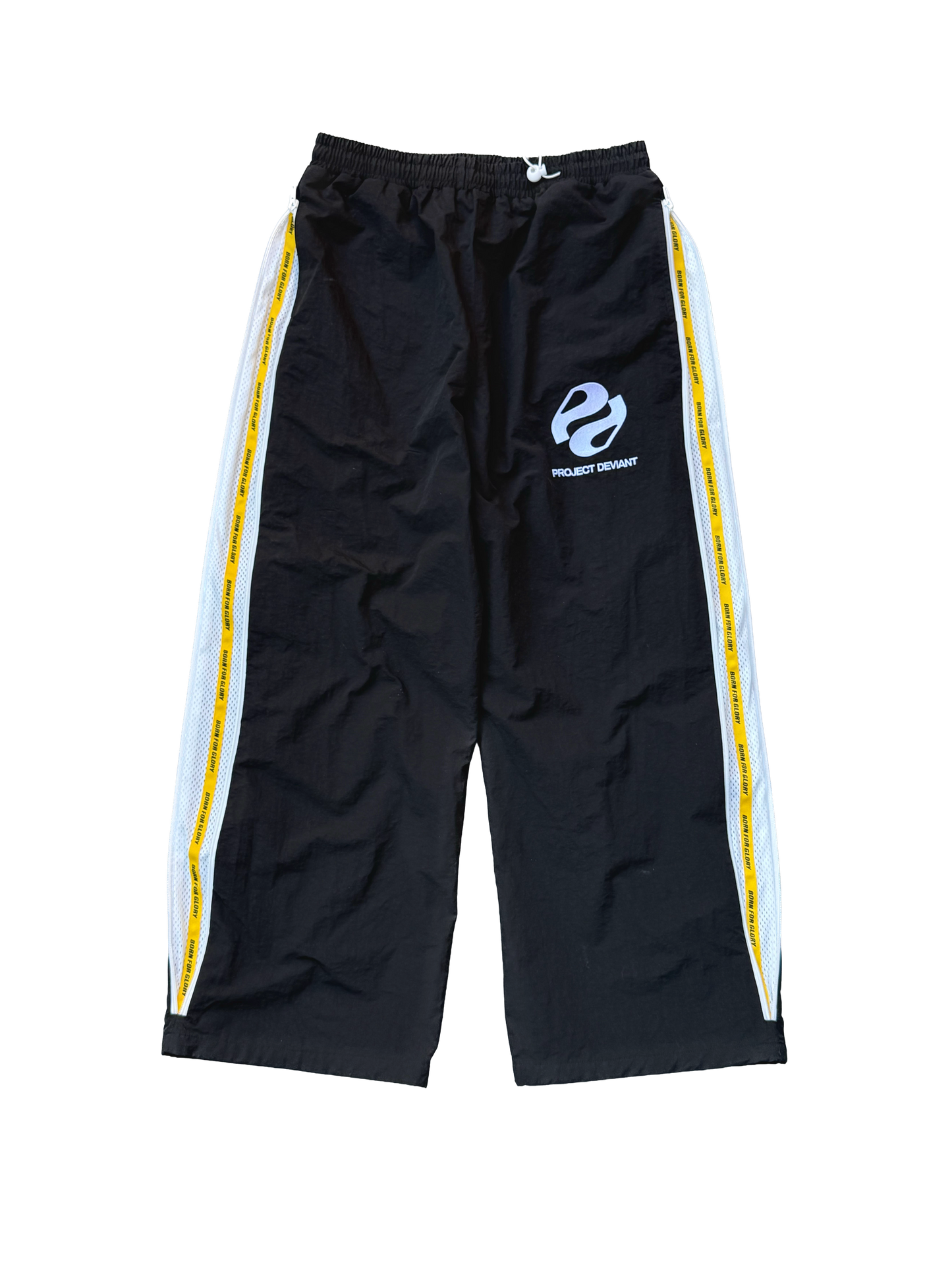 WARM UP TRACK PANTS (BLACK)