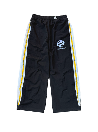 WARM UP TRACK PANTS (BLACK)