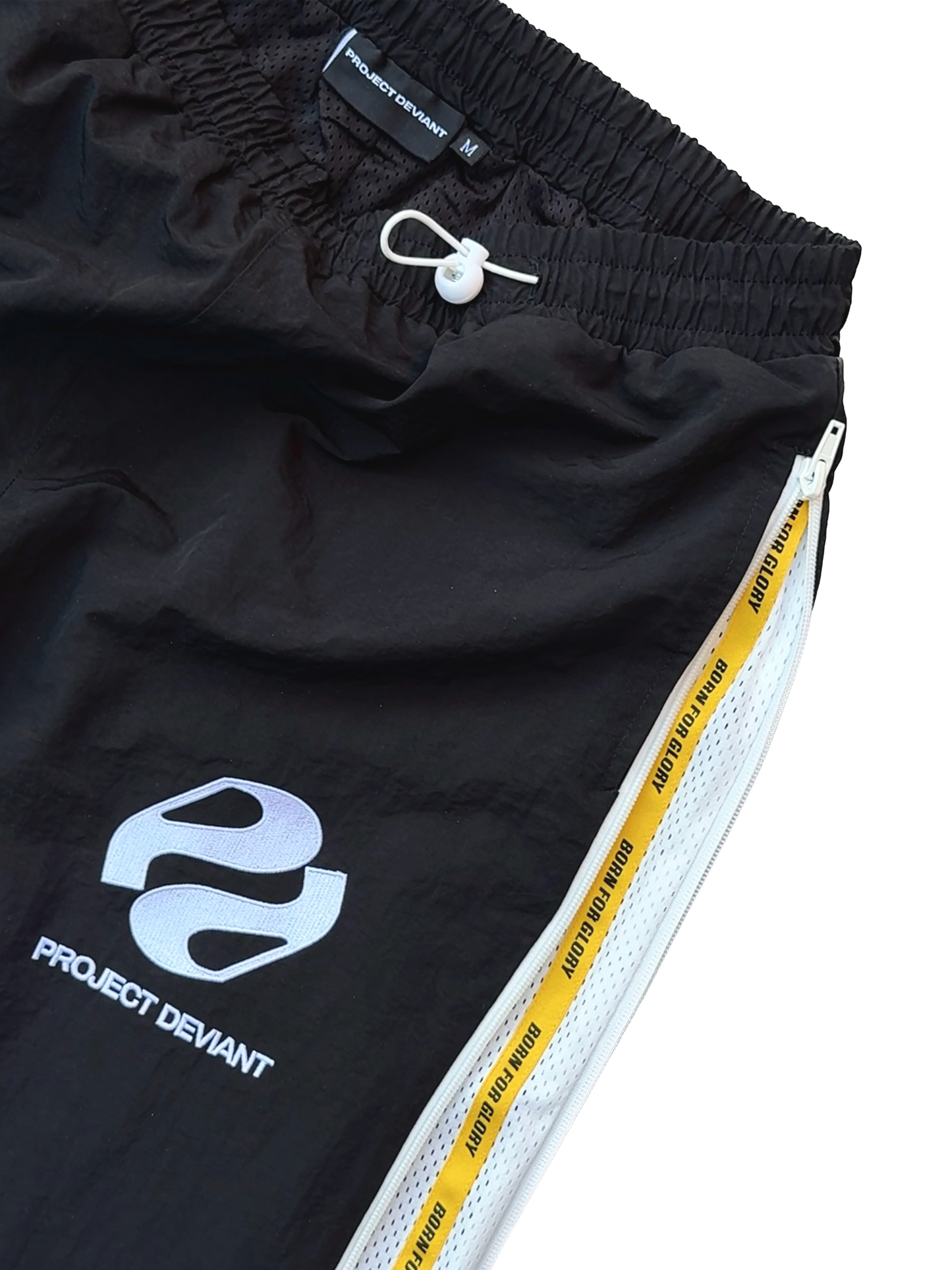 WARM UP TRACK PANTS (BLACK)