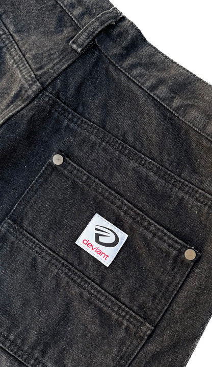 ASH BLACK CARPENTER JORTS